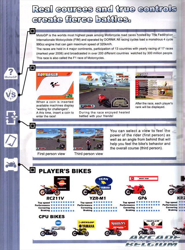 MotoGP brochure side B